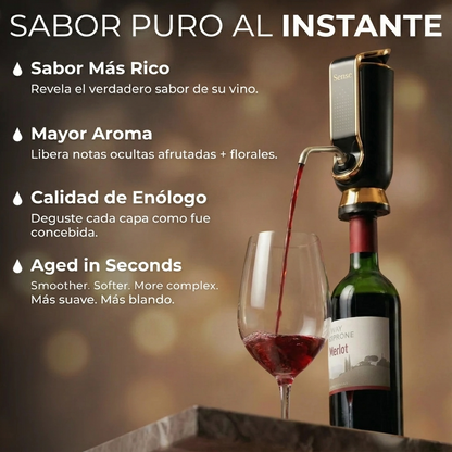 Aireador, conservante y dispensador de Vinora Sense