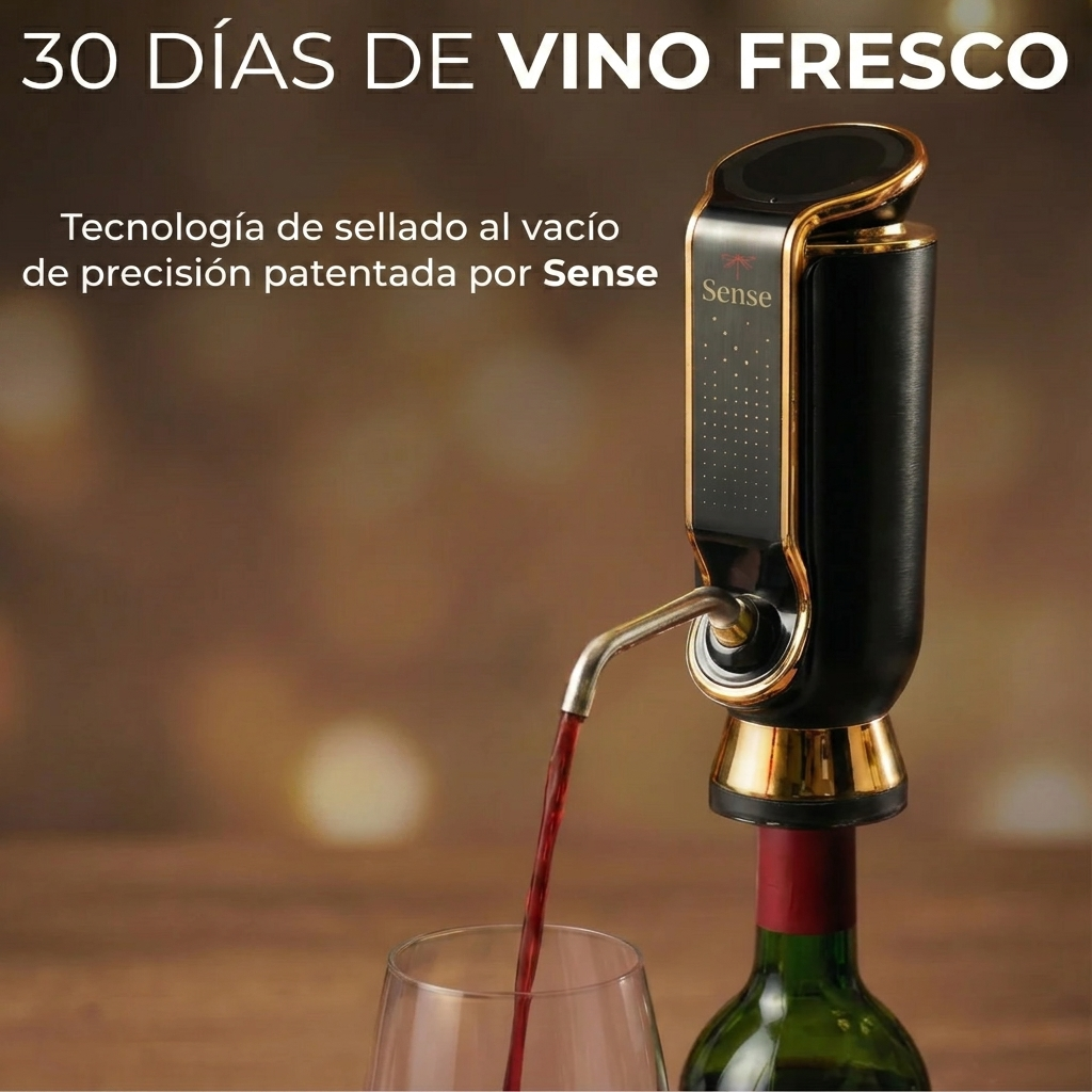 Aireador, conservante y dispensador de Vinora Sense