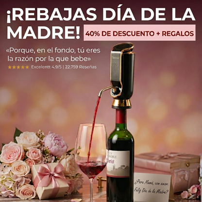 Aireador, conservante y dispensador de Vinora Sense