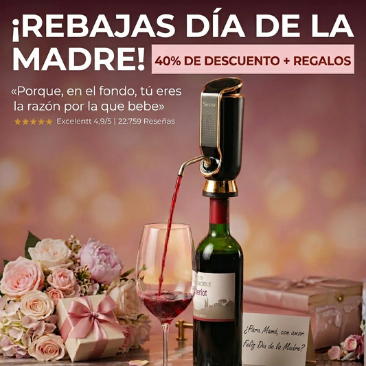 Aireador, conservante y dispensador de Vinora Sense